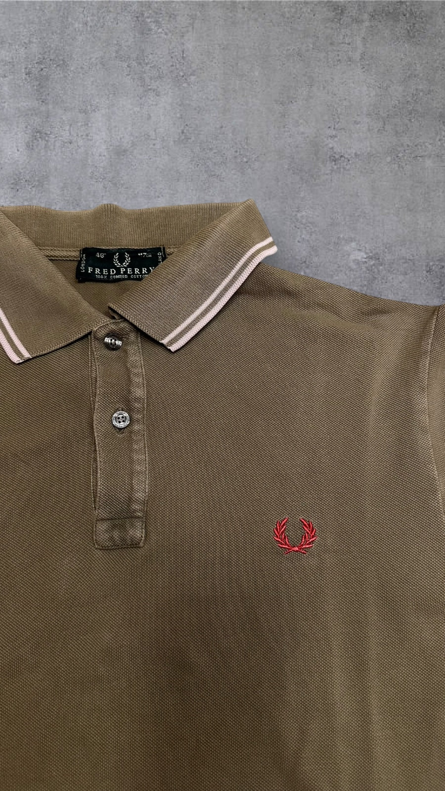 Fred Perry Polo Shirt Braun L