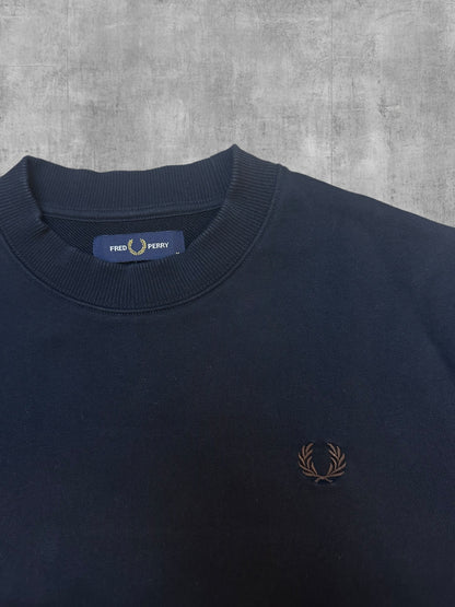 Fred Perry Sweatshirt Schwarz Bronze M