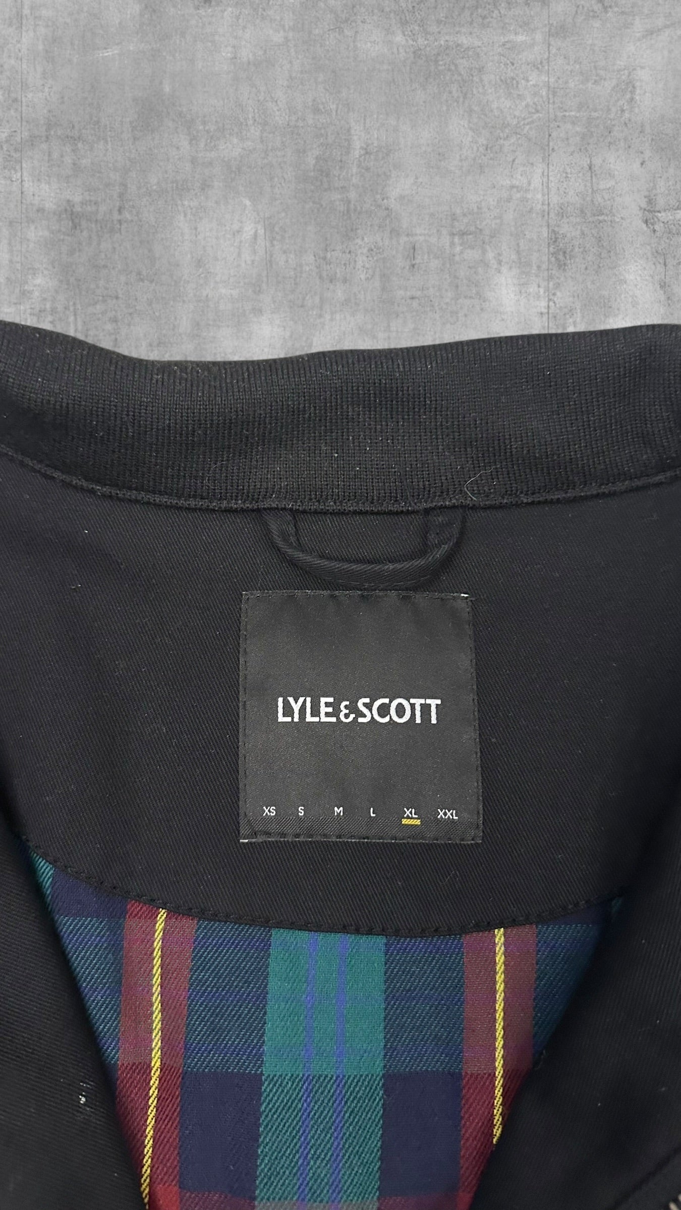 Lyle & Scott Harrington Jacke Schwarz XL