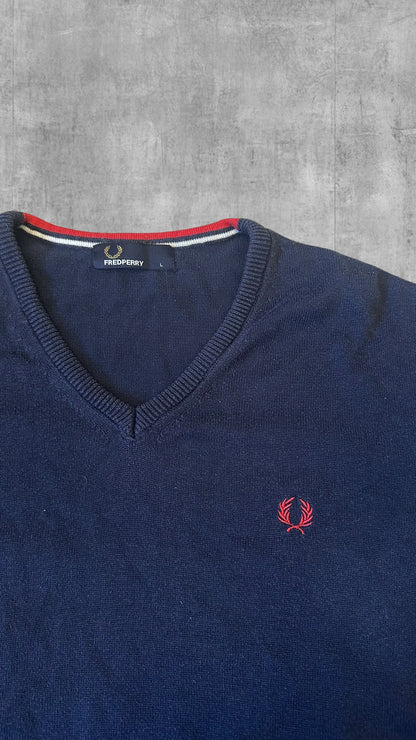 Fred Perry Sweatshirt Navy Blau L