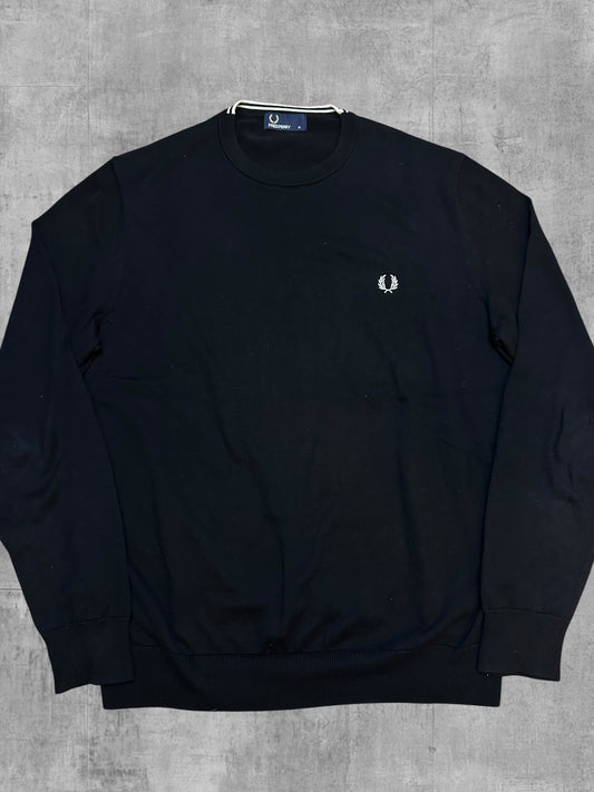Fred Perry Sweatshirt Schwarz M