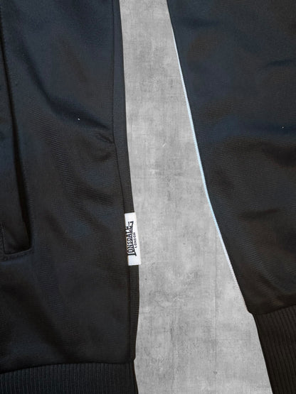 Lonsdale London Trainingsjacke Taped Schwarz Weiß M
