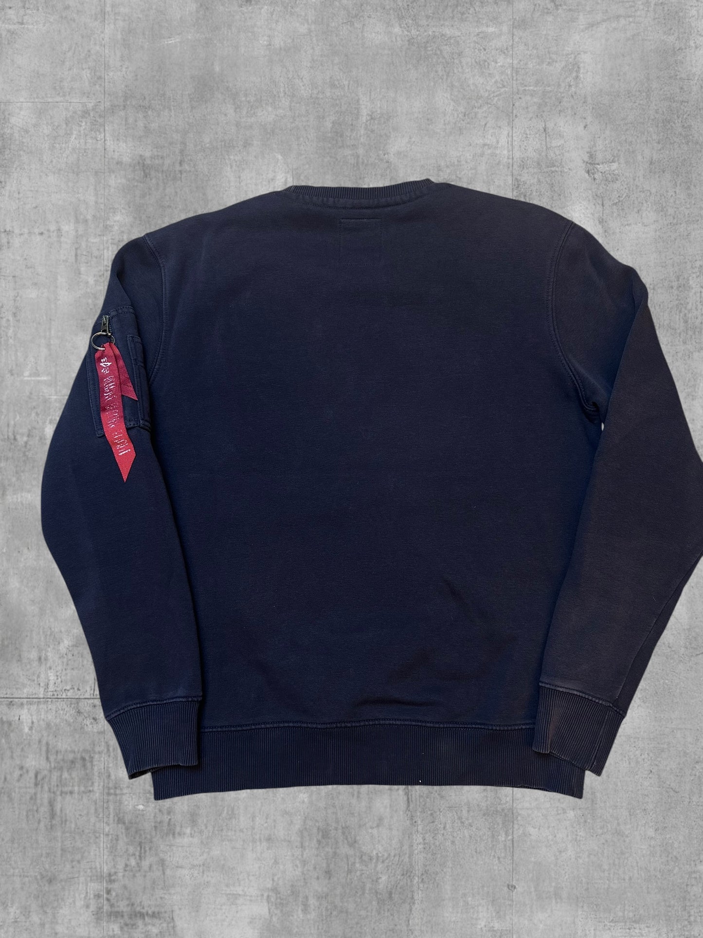 Alpha Industries Sweatshirt Schwarzblau M
