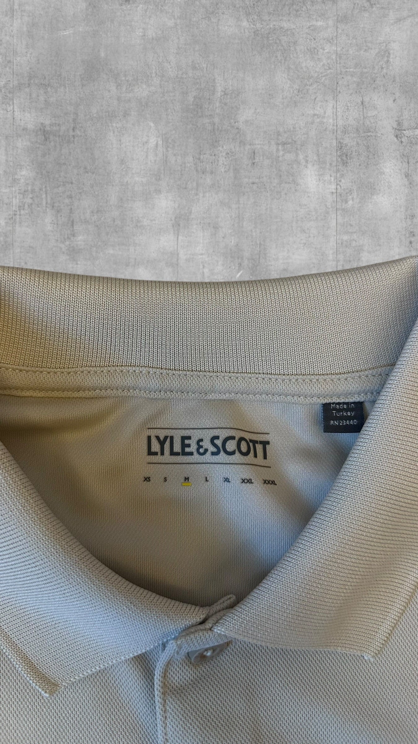Lyle & Scott Sport Polo Shirt Beige M