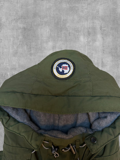 Napapijri Winterjacke Gefüttert Khaki XL