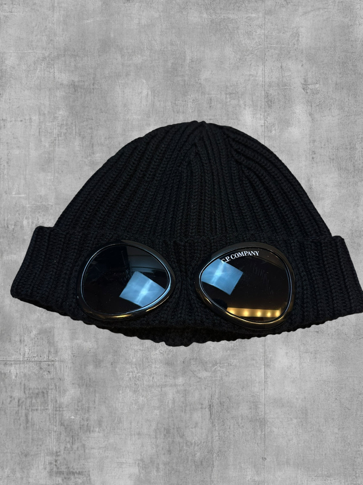 C.P. Company Beanie Mütze Schwarz