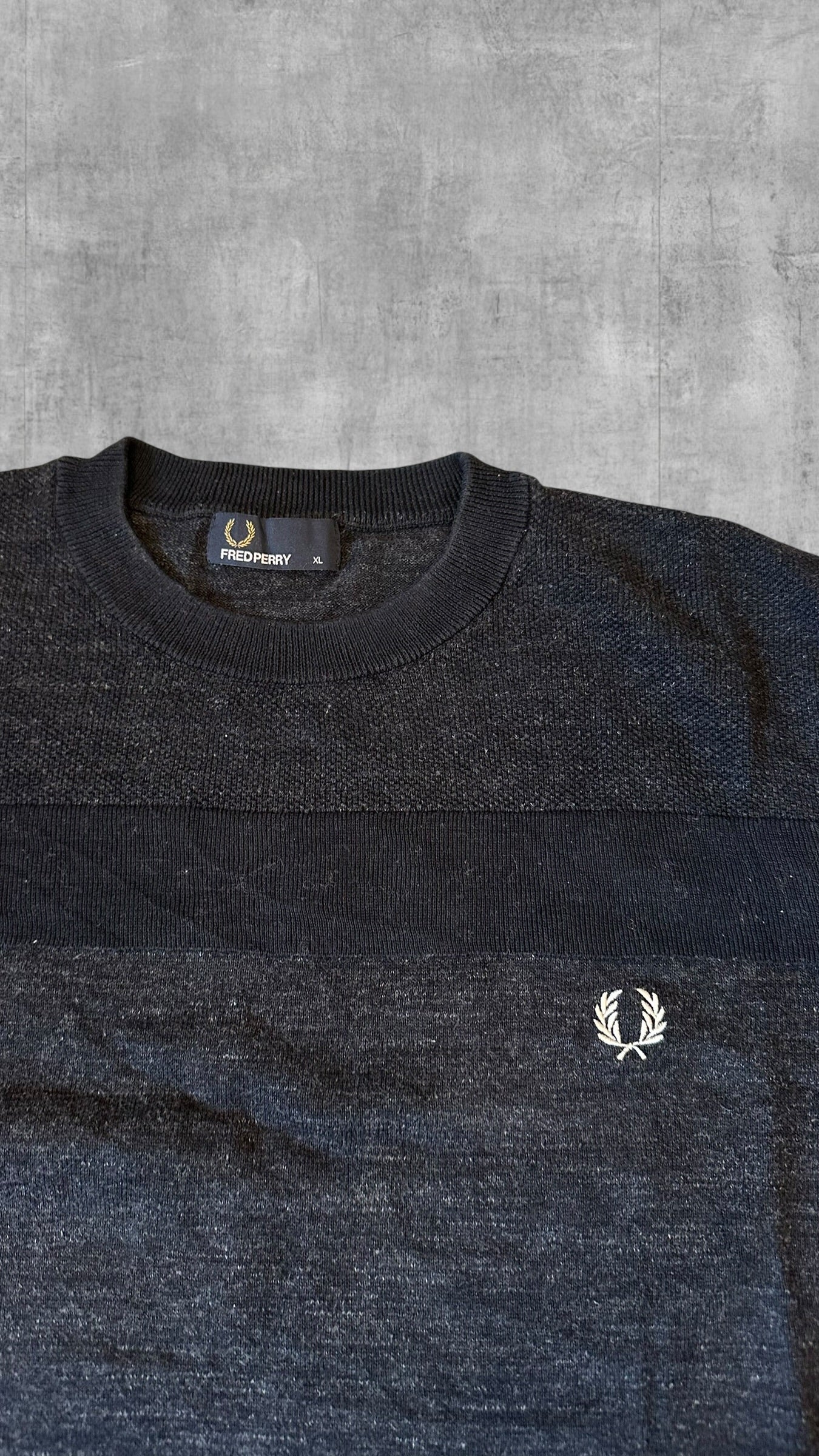 Fred Perry Sweatshirt Grau XL