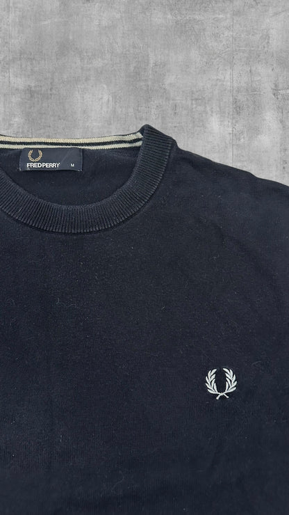 Fred Perry Sweatshirt Schwarzblau M