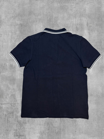 Fred Perry Polo Shirt Schwarz Weiß M