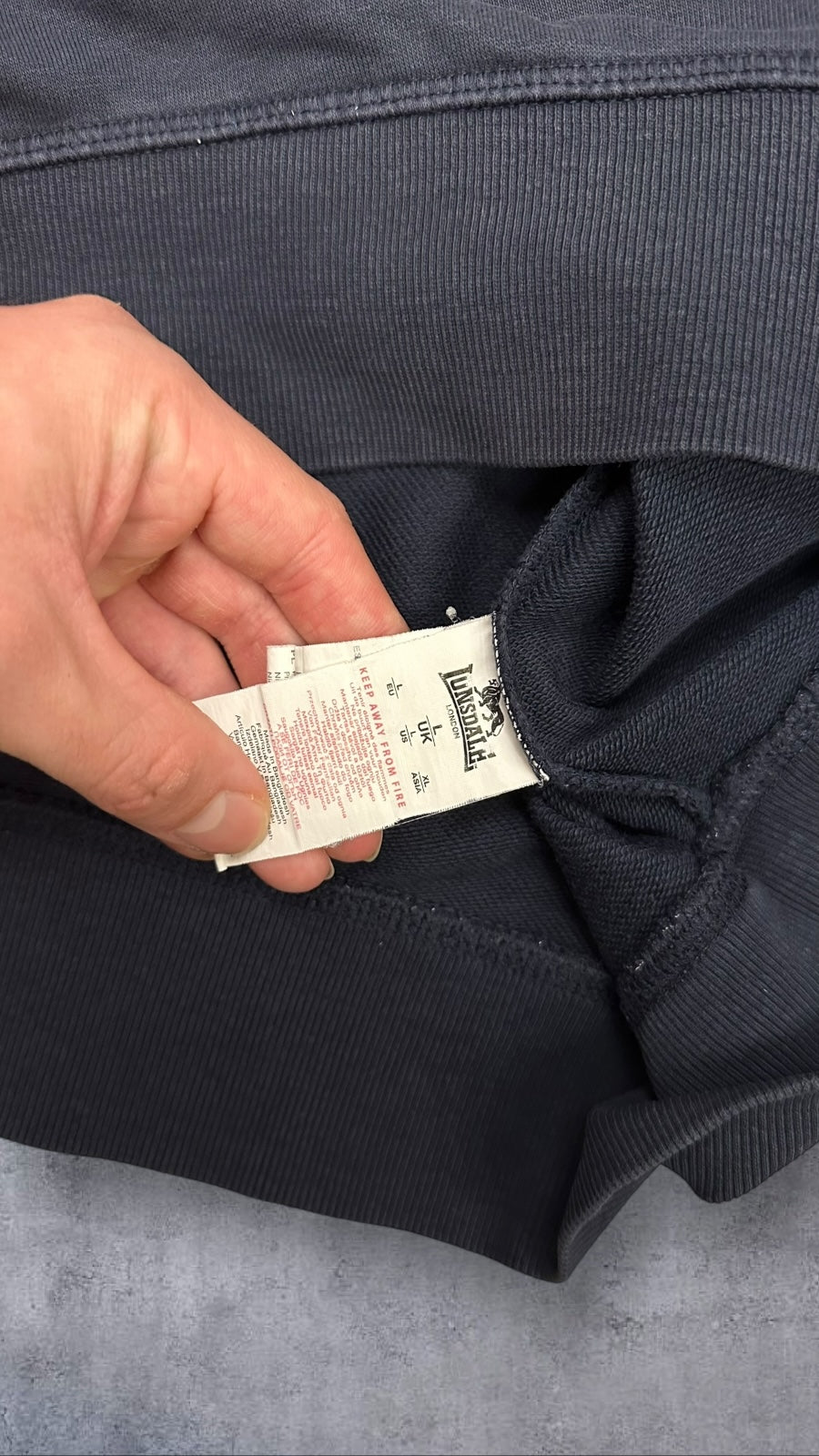 Londsdale London Sweatshirt Navy Blau L