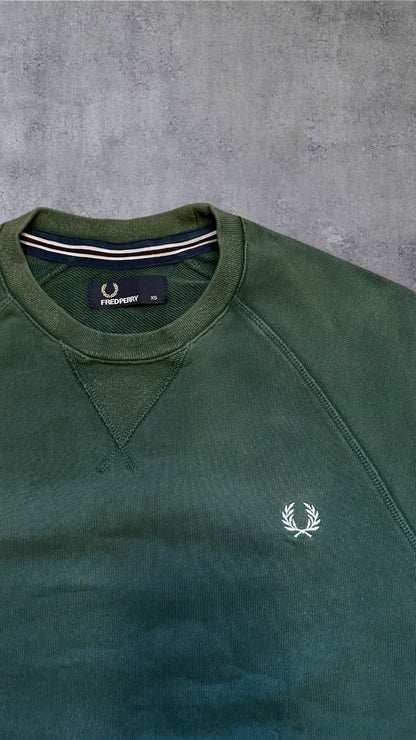 Fred Perry Sweatshirt Dunkelgrün XS