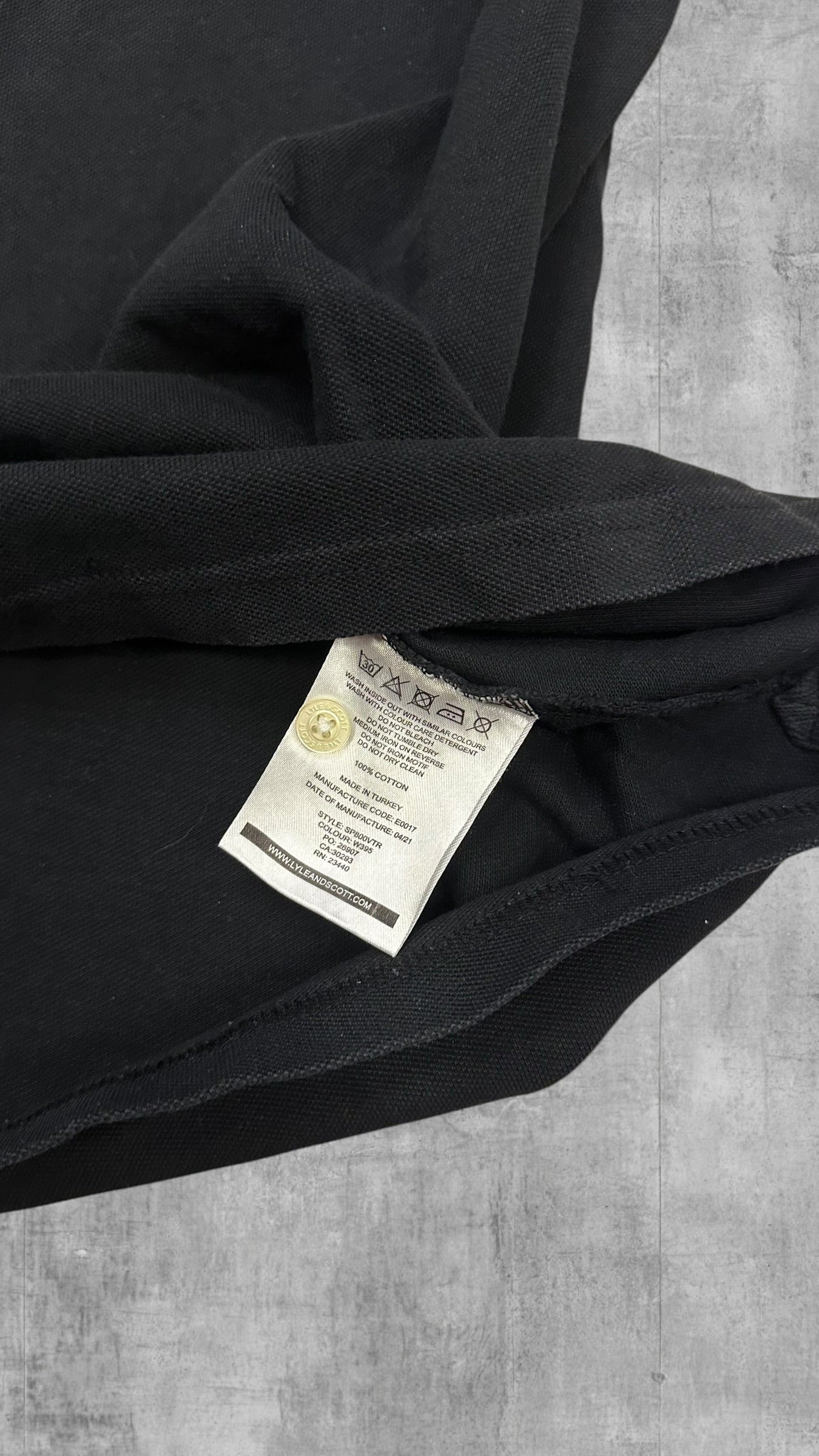 Lyle & Scott Polo Shirt Schwarz S