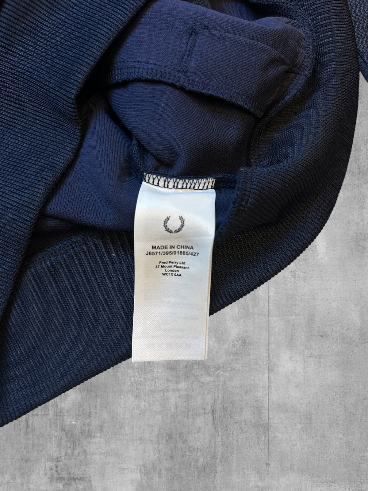 Fred Perry Trainingsjacke Navy Blau S