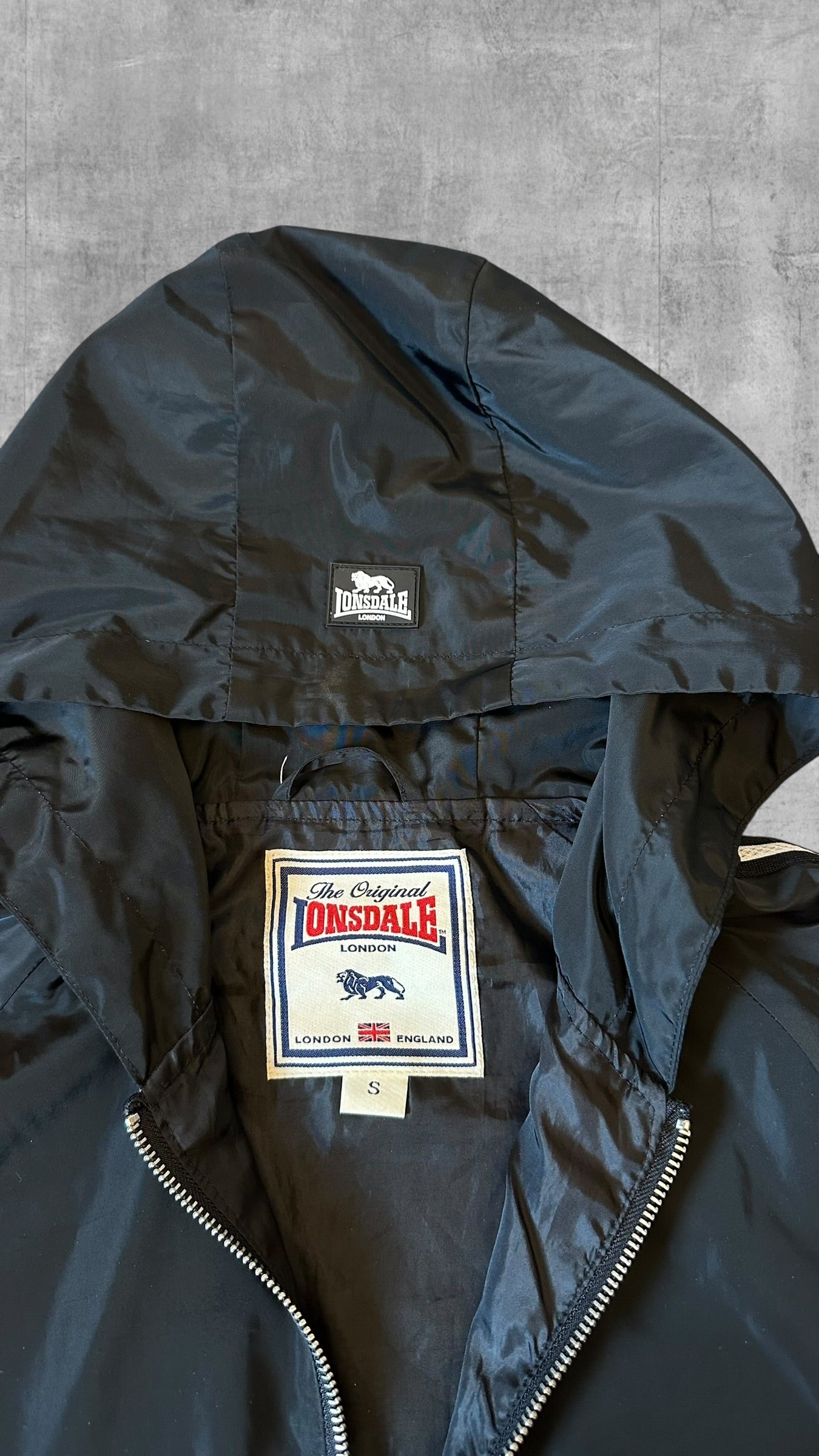 Lonsdale London Windbreaker Schwarz S
