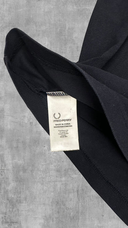 Fred Perry Polo Shirt Schwarz S Slim Fit