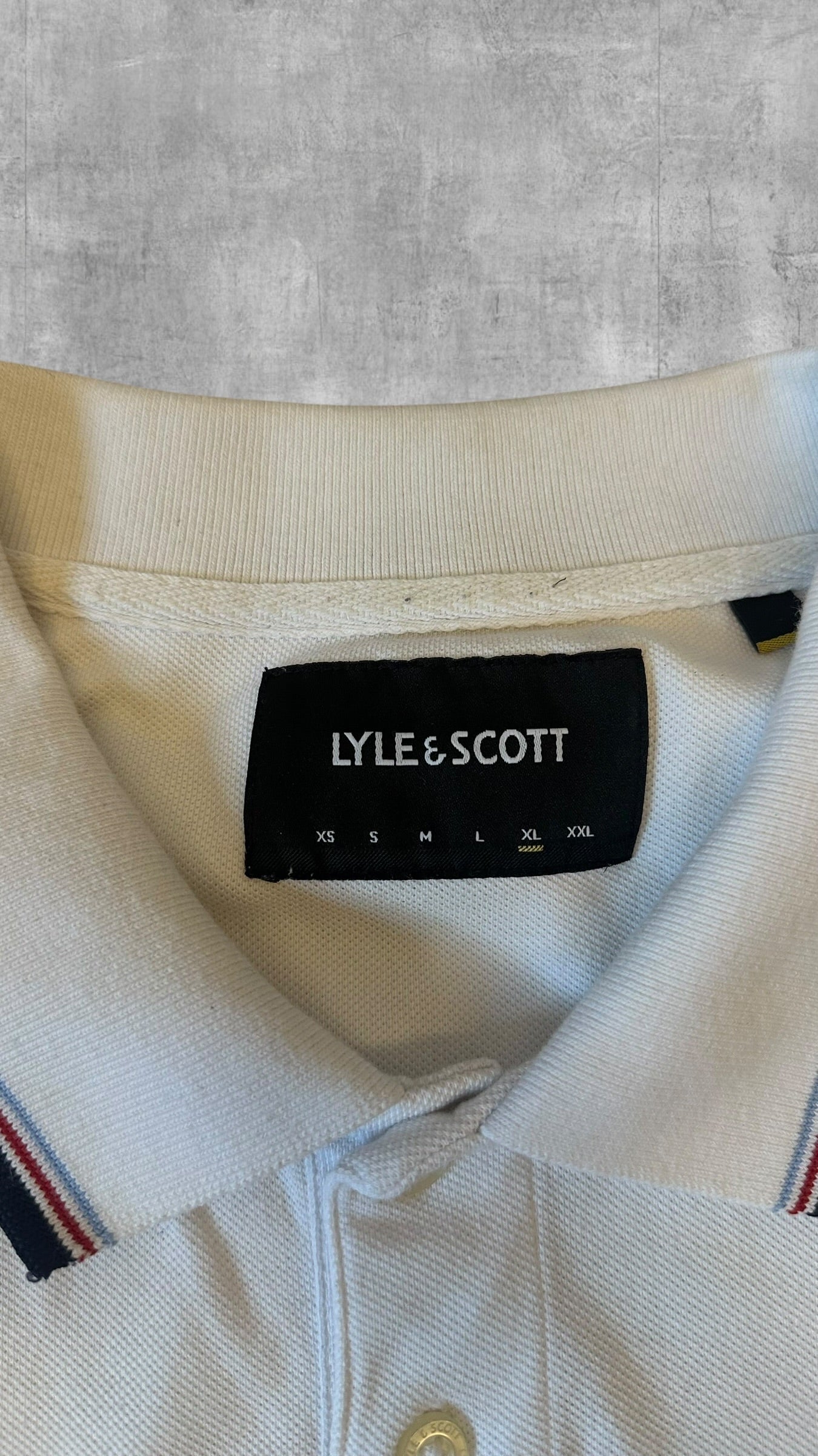 Lyle & Scott Polo Shirt Weiß XL