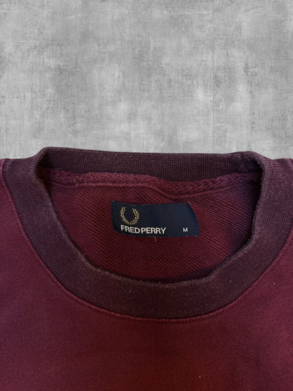 Fred Perry Sweatshirt Bordeaux Rot M