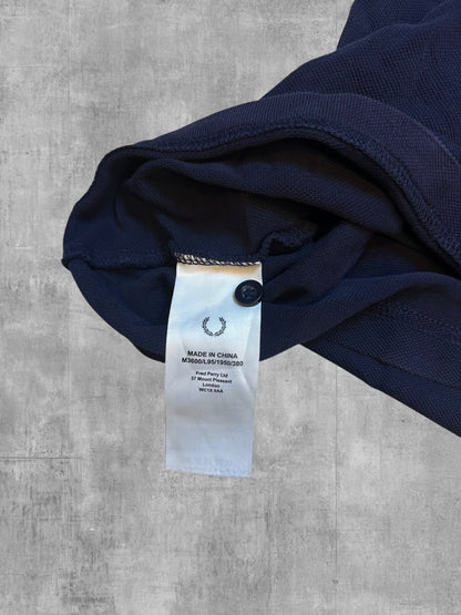 Fred Perry Polo Shirt Navy Blue XL