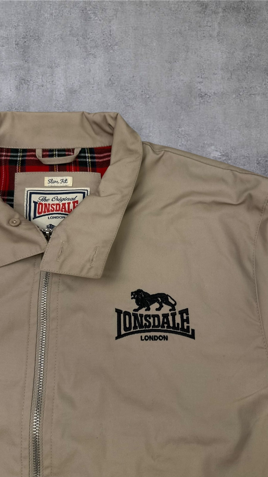 Londsdale London Bomberjacke Beige M