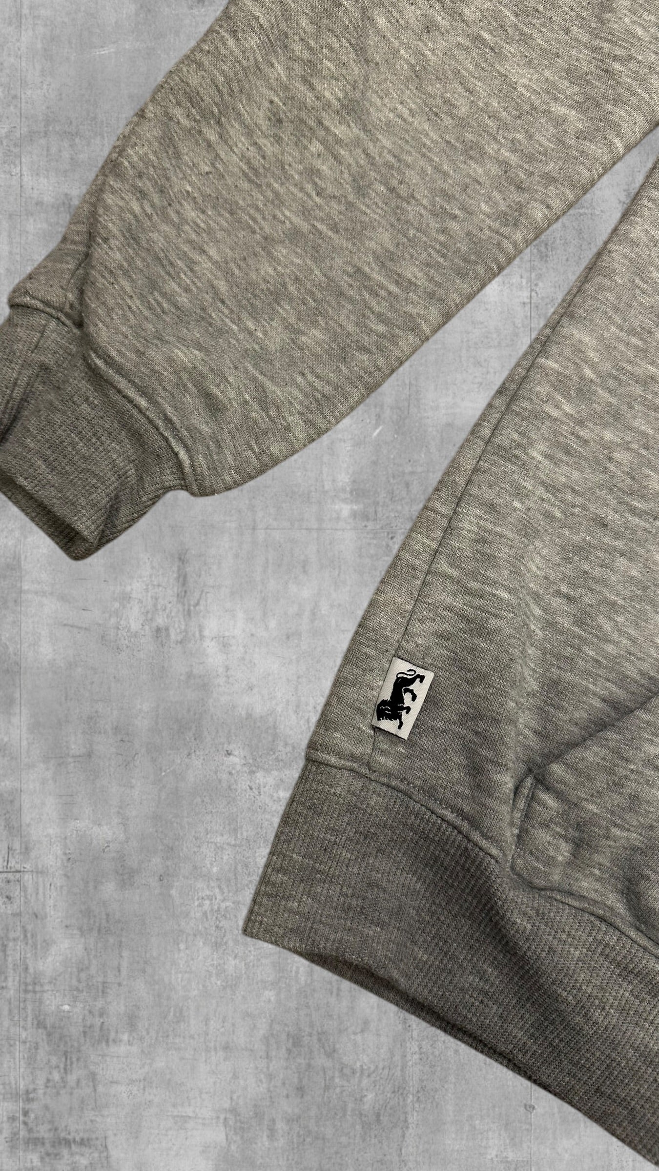 Lonsdale London Hoodie Pullover Grau Schwarz S
