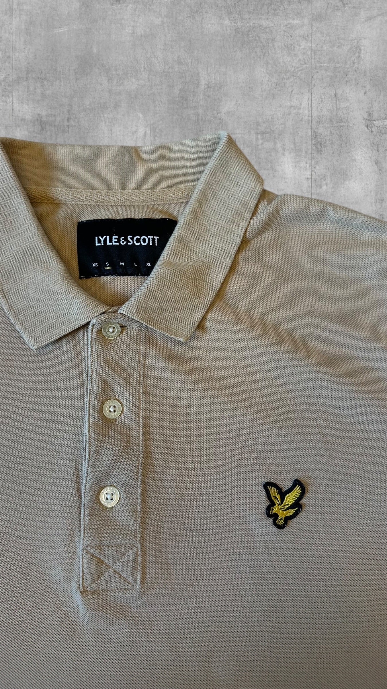 Lyle & Scott Polo Shirt Beige S