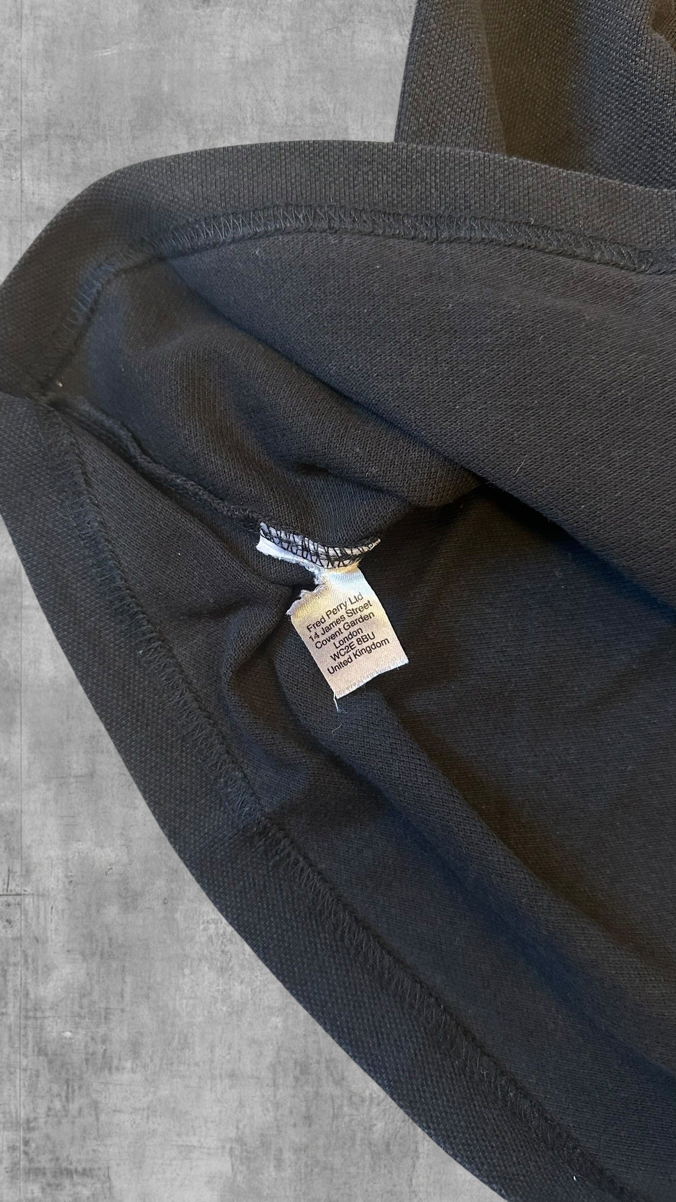 Fred Perry Polo Shirt Schwarz WeißL