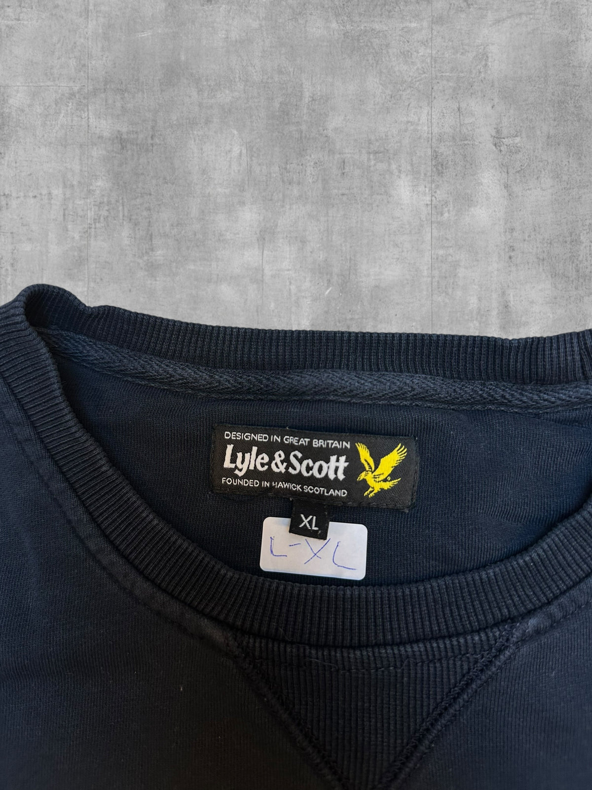 Lyle & Scott Sweatshirt Schwarzblau L - XL