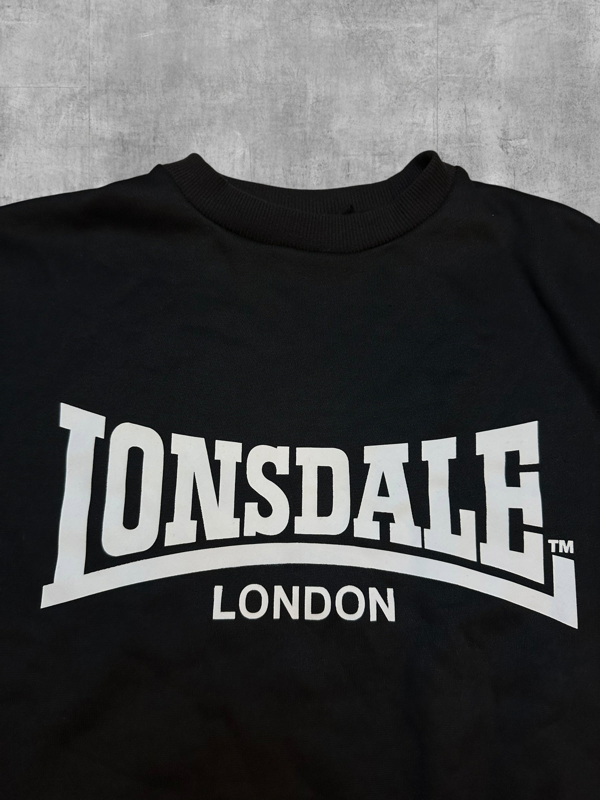 Lonsdale London Sweatshirt Schwarz Weiß M