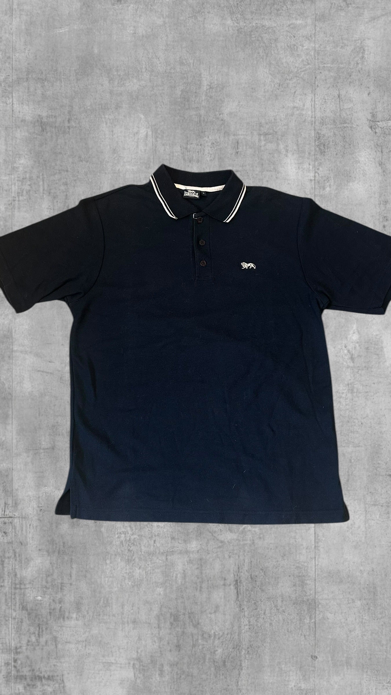 Lonsdale London Polo Shirt Schwarzblau M