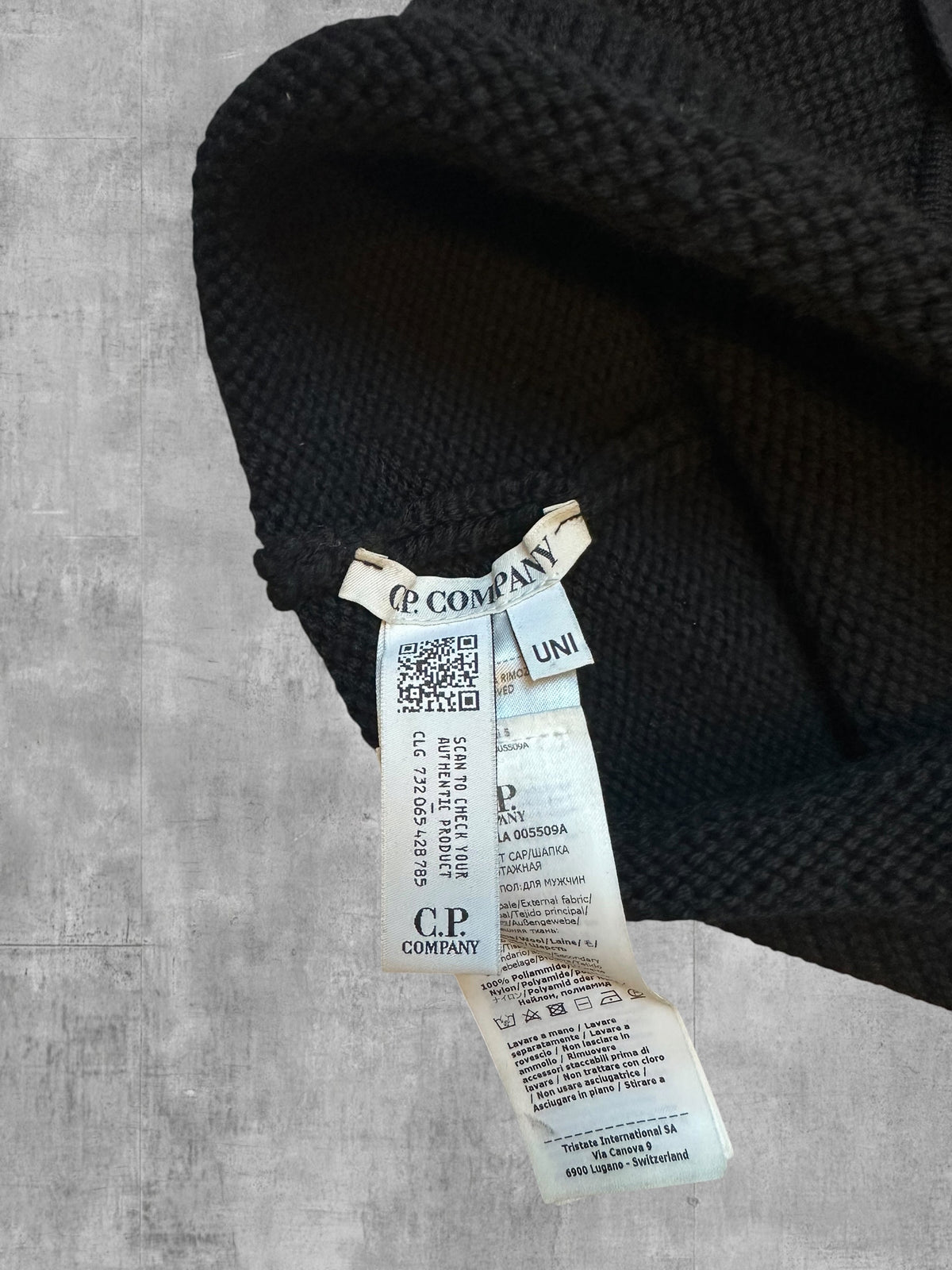 C.P. Company Balaklava Schwarz