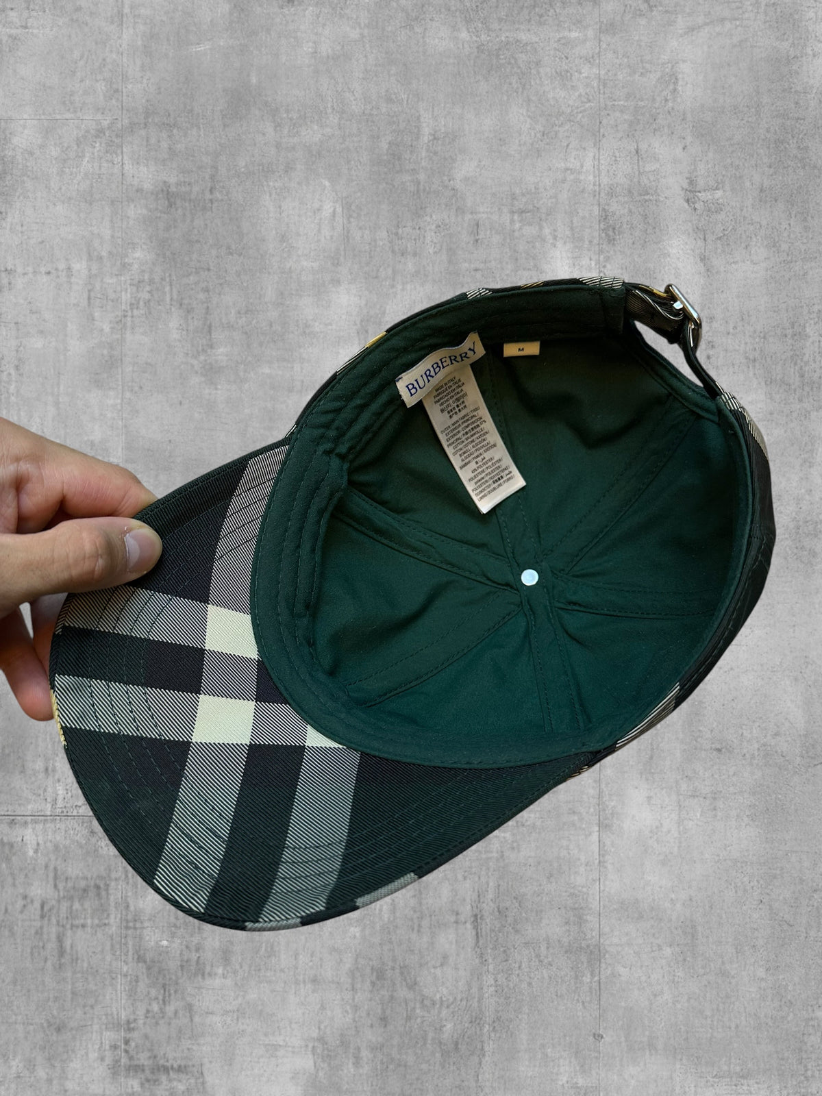 Burberry Cap Mütze Schwarzgrün Beige