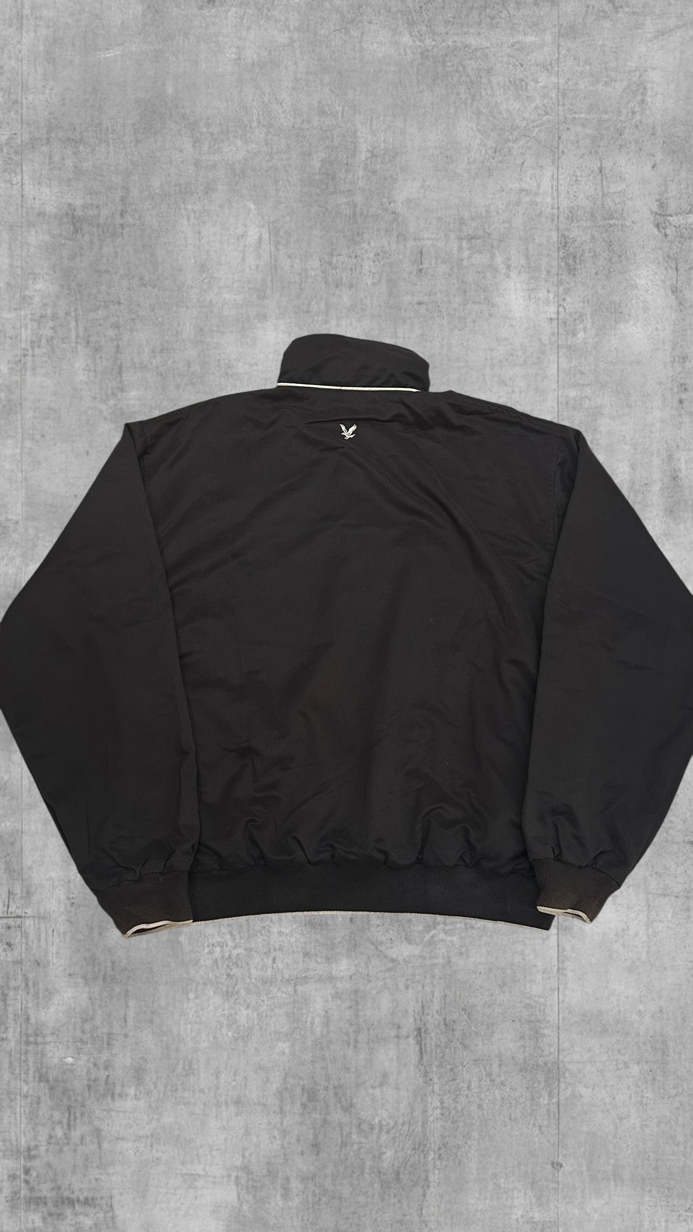 Lyle & Scott Vintage Half Zip Windbreaker Schwarz S-M