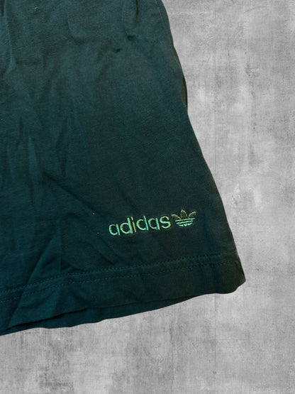 Adidas Vintage T-Shirt Dark Green M-L