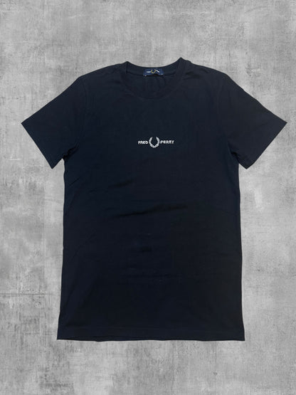 Fred Perry T shirt Tee Schwarz Weiß S