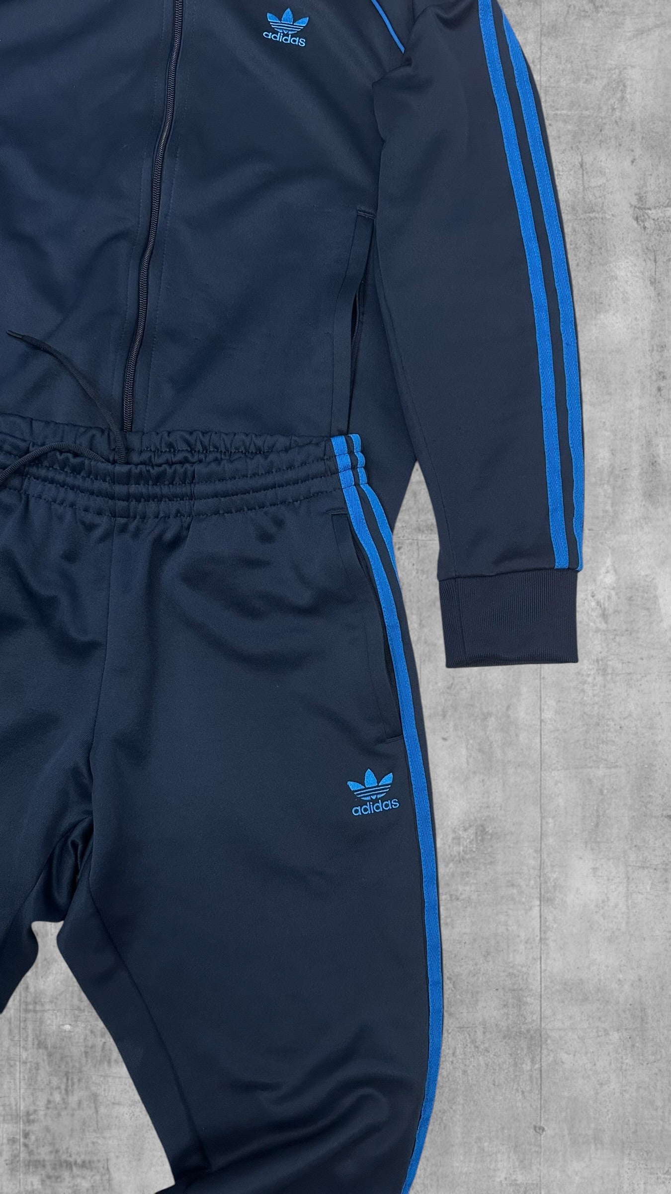 Adidas Firebird Trainingsanzug Trainingsjacke Trainingshose Navy Blau M