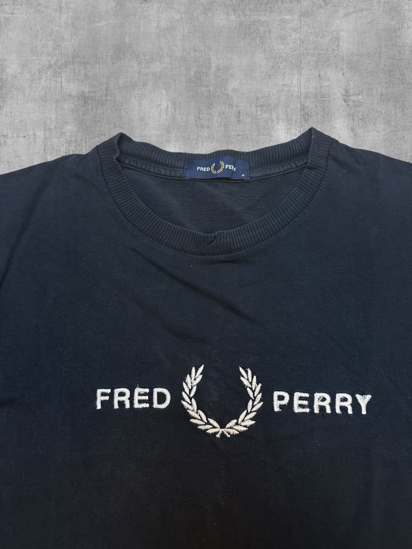Fred Perry T-shirt Schwarz Weiß M
