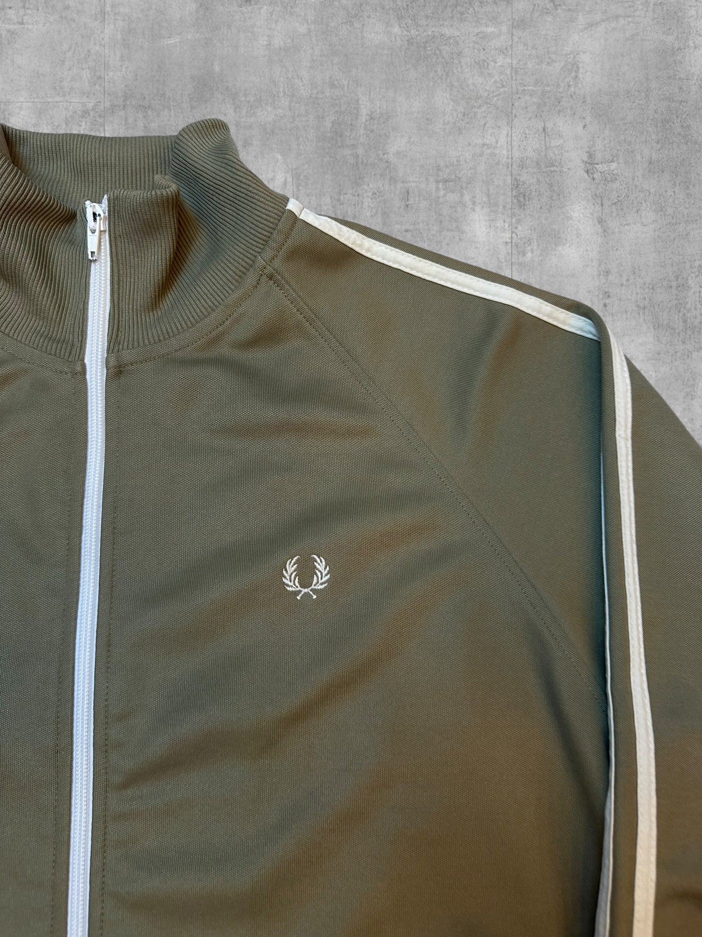 Fred Perry Trainingsjacke Taped Khaki M
