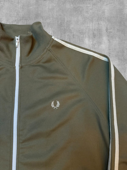 Fred Perry Trainingsjacke Taped Khaki M