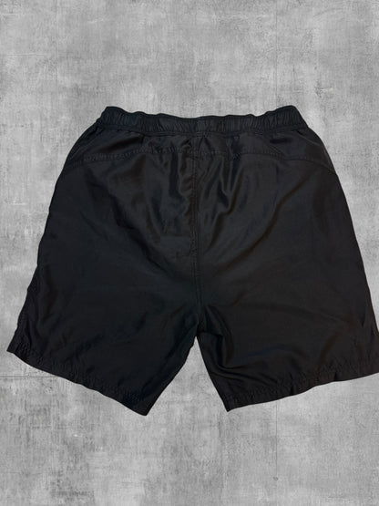Lonsdale London Shorts Kurze Badehose Schwarz Weiß Rot L