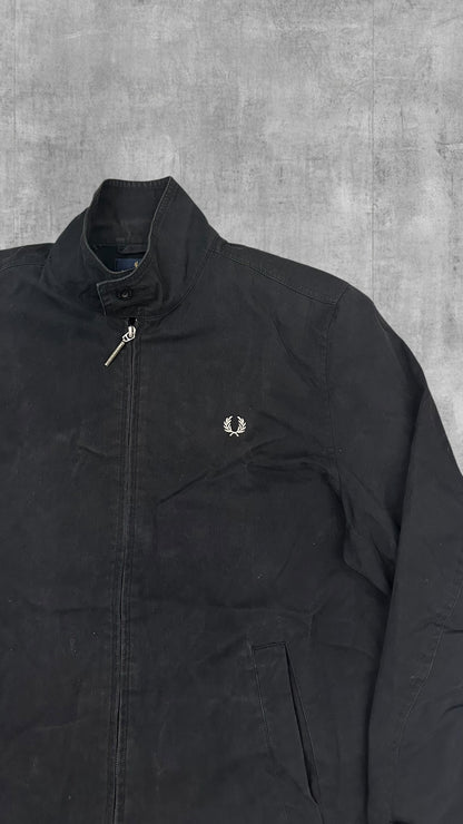 Fred Perry Herrenmantel Jacke Schwarz S
