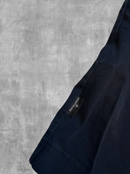 Stone Island Polo Shirt Schwarzblau L