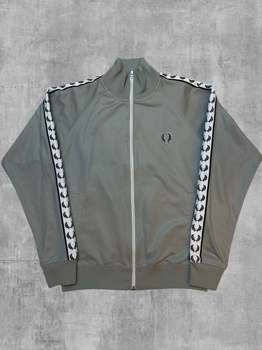Fred Perry Trainingsjacke Taped Graugrün S