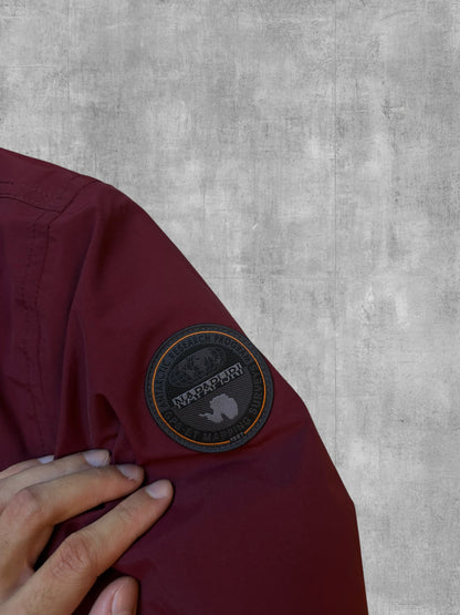 Napapijri Jacke Windbreaker gefüttert Weinrot M