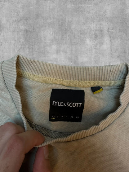 Lyle & Scott Sweatshirt Beige Weiß XS