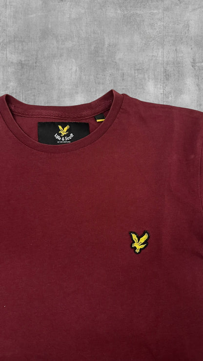 Lyle & Scott T-shirt Weinrot XS