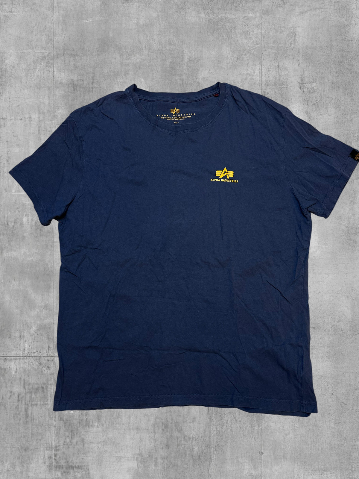 Alpha Industries T-Shirt Navy Blau L