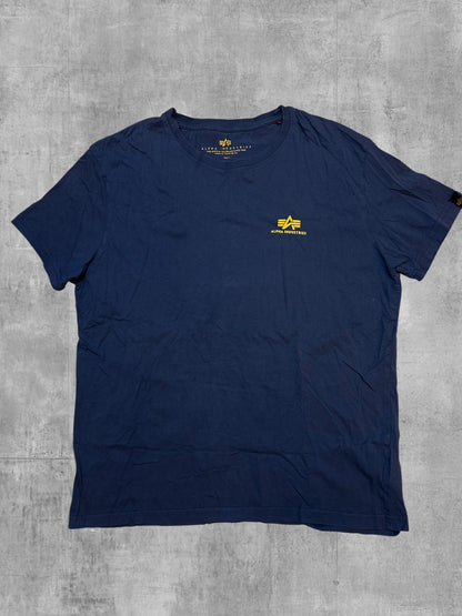 Alpha Industries T-Shirt Navy Blau L