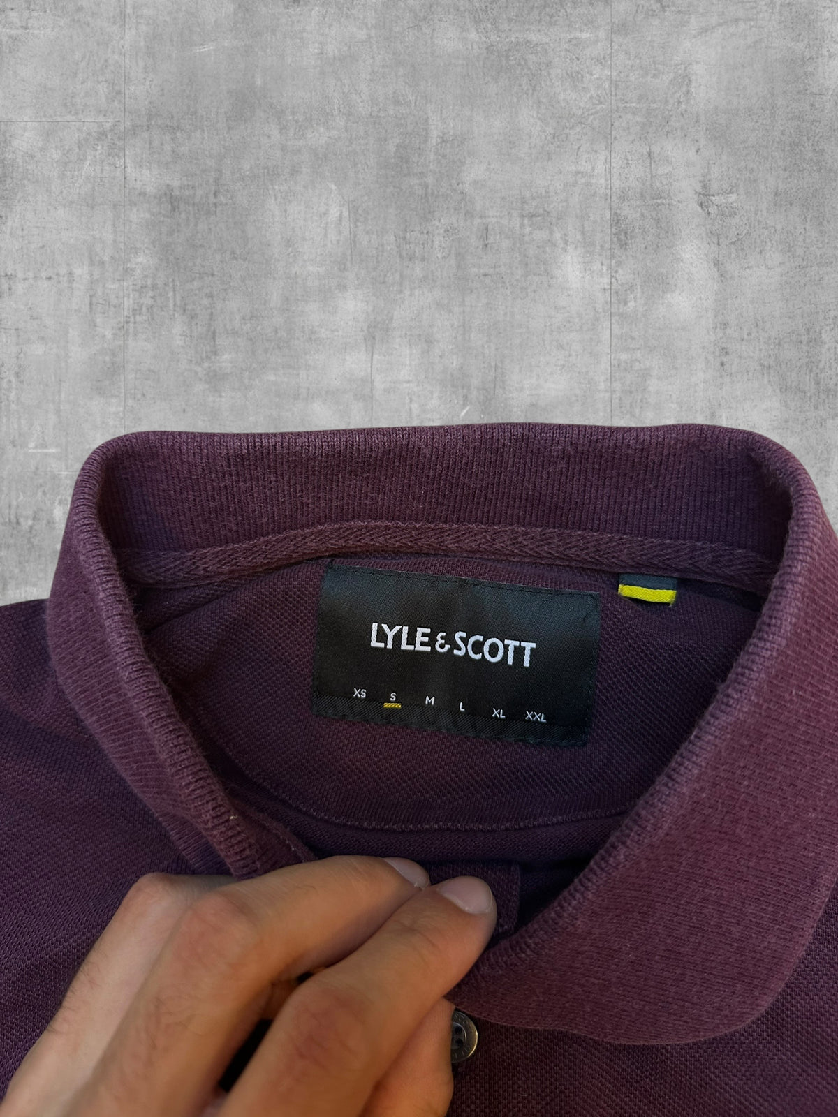 Lyle & Scott Polo Shirt Weinrot S