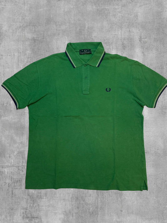 Fred Perry Polo Shirt Grün L