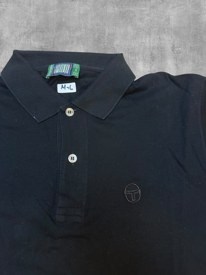 Sergio Tacchini Polo Shirt Schwarz M - L